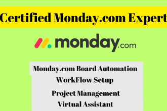 set ,automate and customize your monday CRM