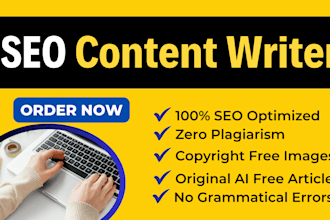 do SEO article writing, blog post writing or content writing