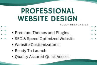 create, design, customize, rebuild, redesign wordpress website