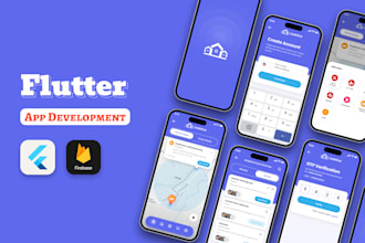 do any flutter app UI for your mobile app development