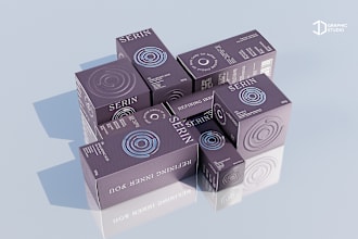 do product packaging design with 3d mockups