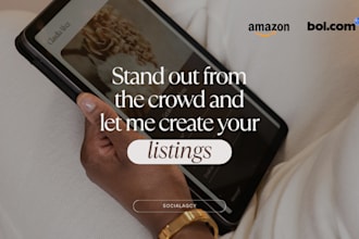 design your bol com or amazon listing images