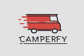 design beautiful modern travel logo