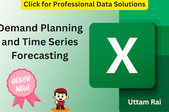do demand planning and time series forecasting in excel