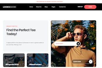 build redesign responsive framer website figma to framer or webflow website