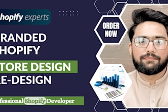 design pro shopify website, ecommerce store build and redesign