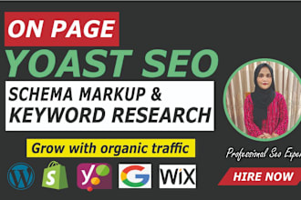 do on  page SEO  and technical optimization for websites