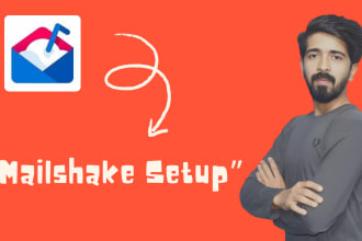 set up mailshake account for cold email outreach