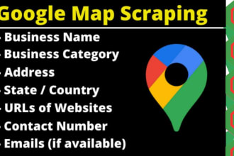 do google map scraping, lead generation, buisness leads