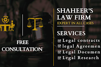 draft legal contracts, legal agreements and legal documents
