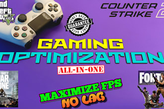 optimize, speed up, fix your gaming pc computer