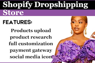 build shopify dropshipping store via cj  zendrop aliexpress autods temu dsers