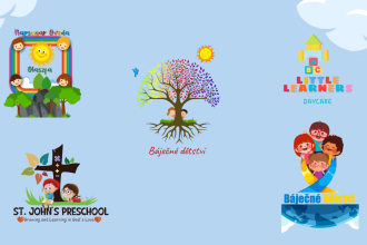 design logo for kids school, daycare, baby shop and toyshop