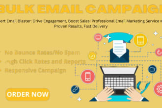 do bulk email blast ,email campaign, bulk SMS marketing