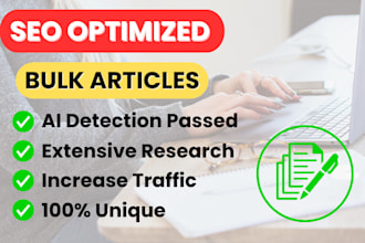 write bulk articles and blog post