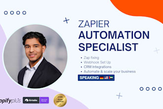 automate your business with zapier, make, airtable, chatgpt
