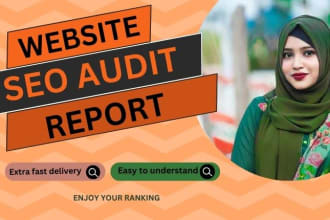 provide a website SEO audit report and competitor analysis