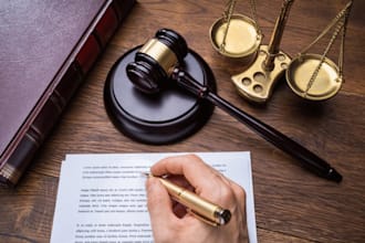 draft legal motions, pleadings, documents, responses, complaints and lawsuits