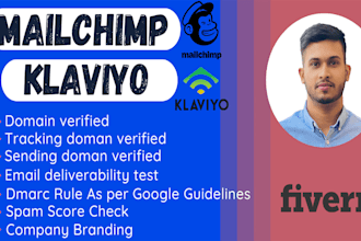fix mailchimp and klaviyo emails going to the spam and improve deliverability