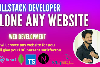 clone website, redesign website , rebuild website, landing page, custom website