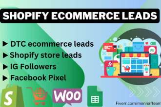 shopify store owner leads and dtc ecommerce leads