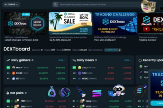 dextool trending bot, volume bot, cmc trending bot, dextool bot