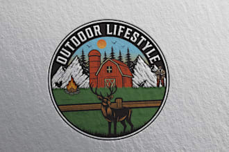 do vintage , retro , classic , hipster badge , outdoor or business logo