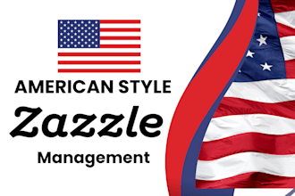 do american style zazzle setup and products
