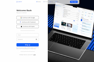 provide professional figma templates and mockups design