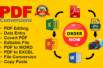 do fast typing, PDF and jpg conversions