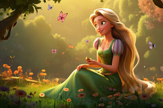 create children book illustration using midjourney ai