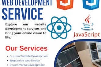 provide web frontend services using react js, bootstrap
