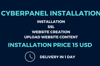 install cyberpanel on contabo server