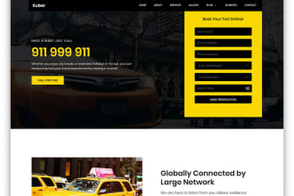 build chauffeur, limousine and taxi booking website