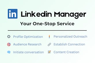 be your linkedin marketing manager