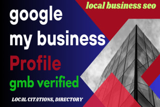 create a gmb profile with verification for local business