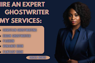 ghostwrite 30k words selfhelp books on education health fitness beauty fashion