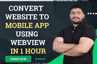 convert website to app for android and ios with webview