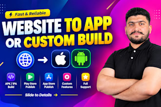 convert website to app for android and ios with webview
