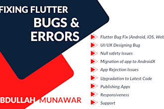 fix bugs in your flutter app