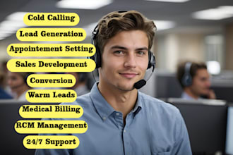 do cold calling and lead generation for medical billing services and companies