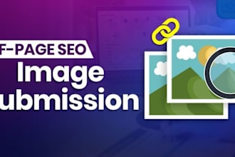 monthly image backlinks, video submission, infographic links