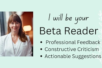beta read your fiction and nonfiction works