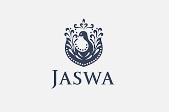 contemporary family crest logo design