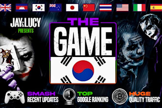 do 10 high quality high DR korean dofollow seo backlinks link building