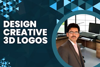 create 3d creative logo designs for your business or brand