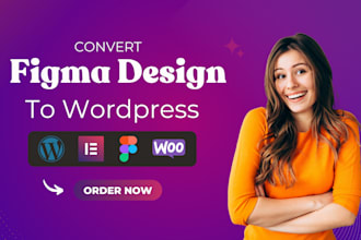convert figma to wordpress or figma to elementor website