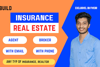do insurance agent, realtor, real estate agent, or broker contact list all us