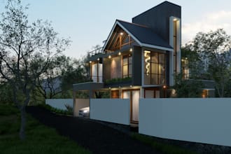 do exterior and interior 3d rendering