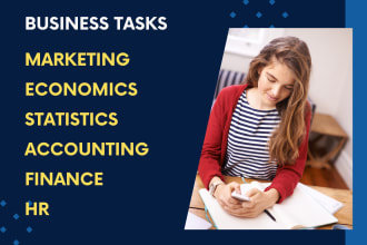assignments in marketing, economics, business, management
